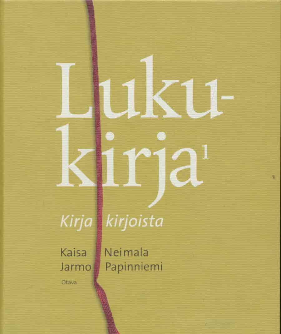 Lukukirja - Kirja kirjoista - Neimala Kaisa, Papinniemi Jarmo tuotekuva