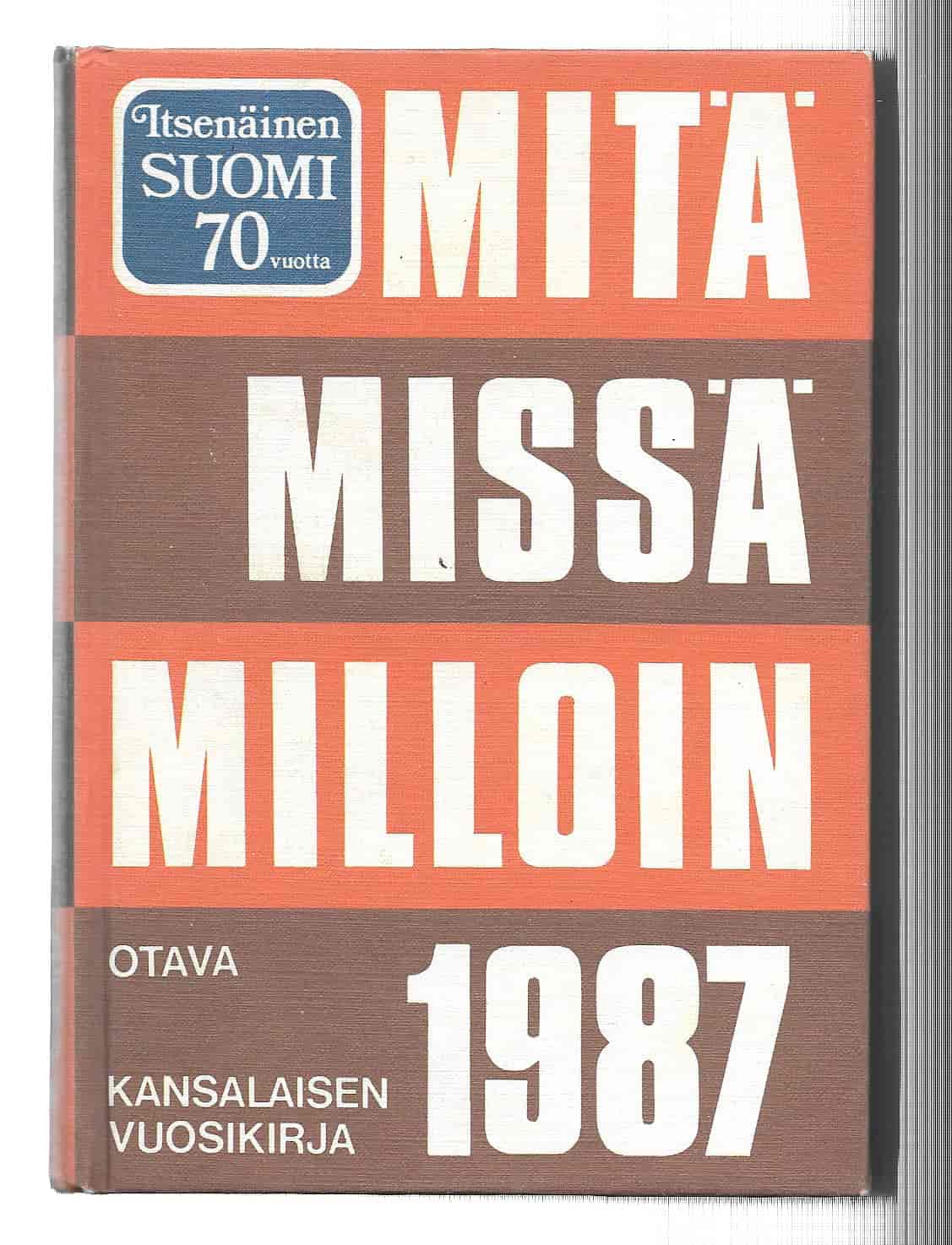 Mitä Missä Milloin 1987 - Tiitta Allan tuotekuva