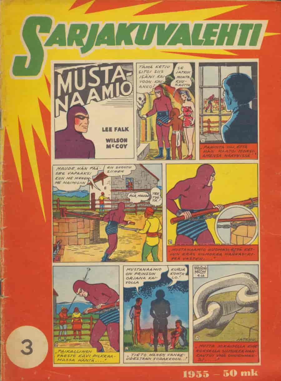 Sarjakuvalehti 3/1955 -  tuotekuva