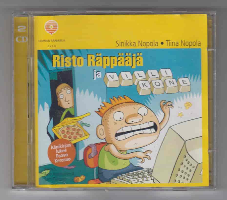 Risto Räppääjä ja villi kone (äänikirja) - Nopola Sinikka, Nopola Tiina tuotekuva