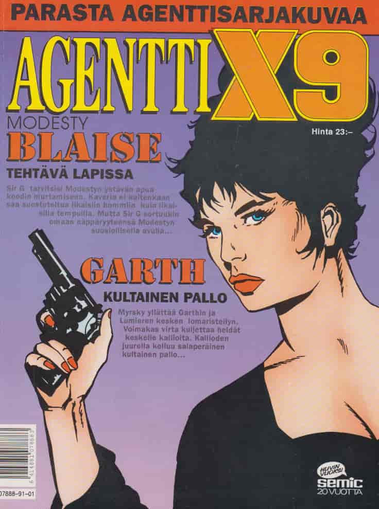 Agentti X9 - Modesty Blaise Tehtävä Lapissa - Garth Kultainen pallo - O'Donnell, Romero tuotekuva