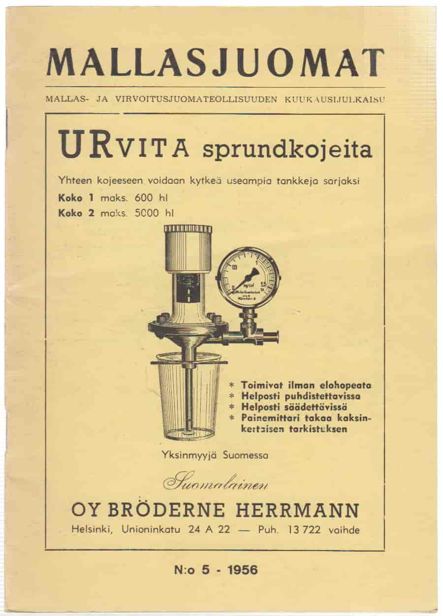 Mallasjuomat 05/1956 -  tuotekuva