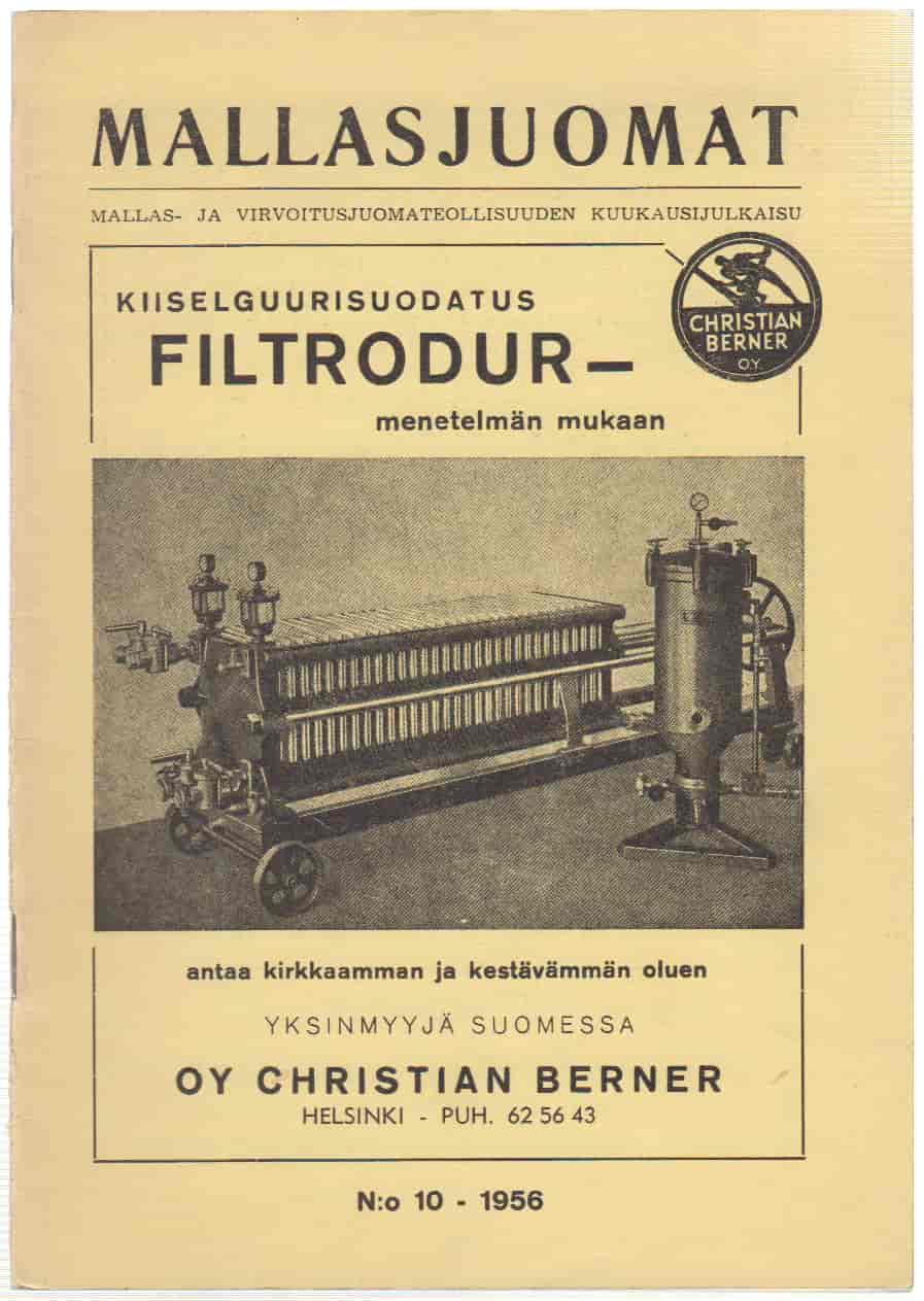 Mallasjuomat 10/1956 -  tuotekuva