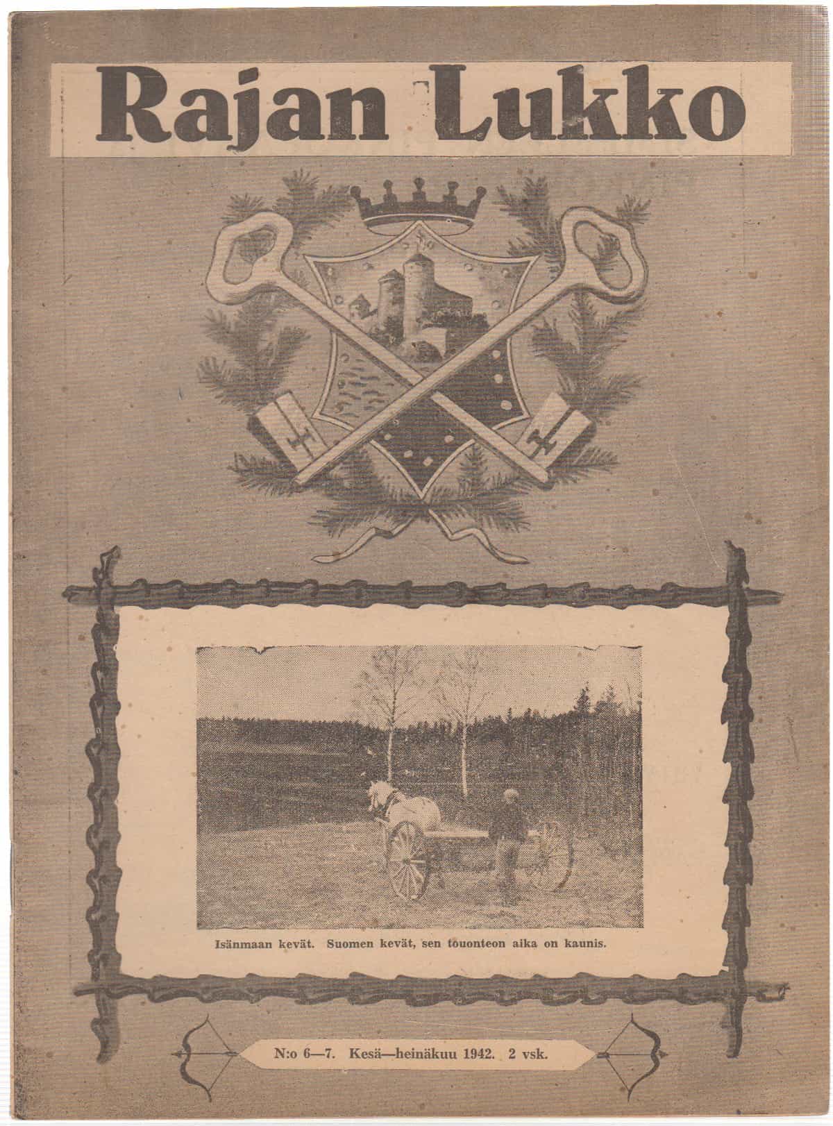 Rajan lukko 6-7/1942 2 vsk.