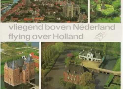 Vliegend boven Nederland Flying over Holland