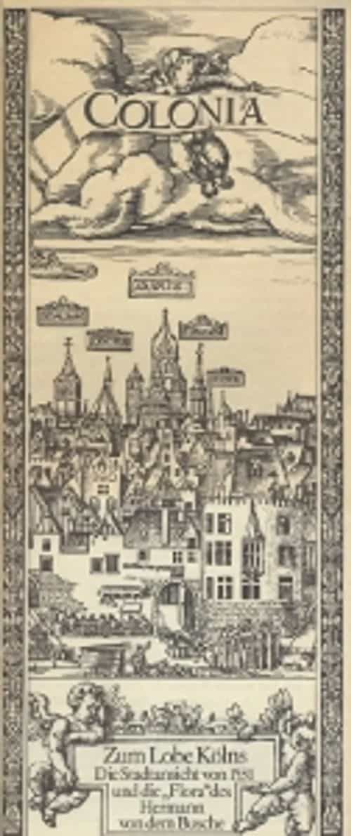 Zum lobe Kölns, Die stadtansicht von 1531