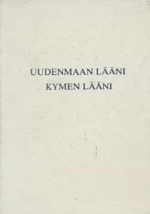 Uudenmaan lääni - Kymen lääni
