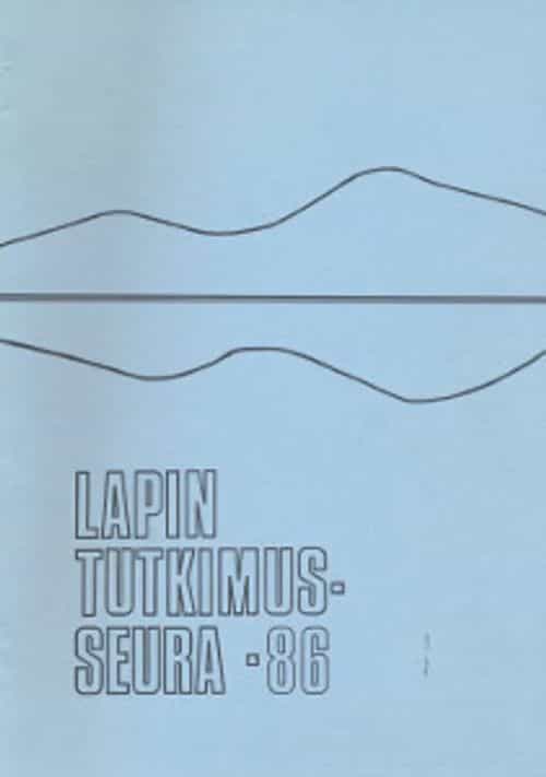 Lapin tutkimusseura Vuosikirja XXVII 1986