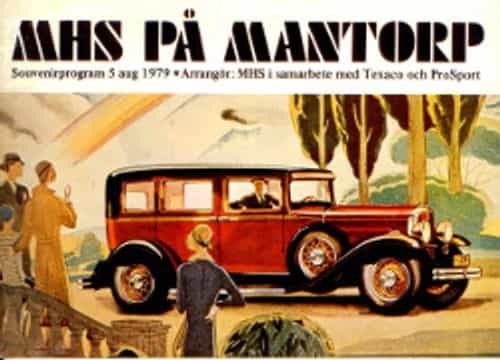 MHS På Mantorp Souvenirprogram 5 aug 1979
