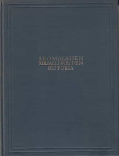 Suomalaisen kirjallisuuden historia