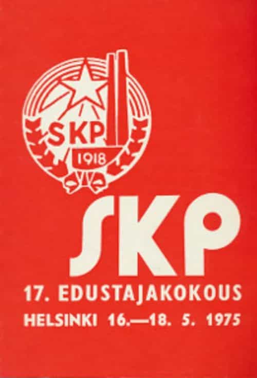 Suomen kommunistisen puolueen 17. edustajakokous Helsingissä 16.-18.5.1975