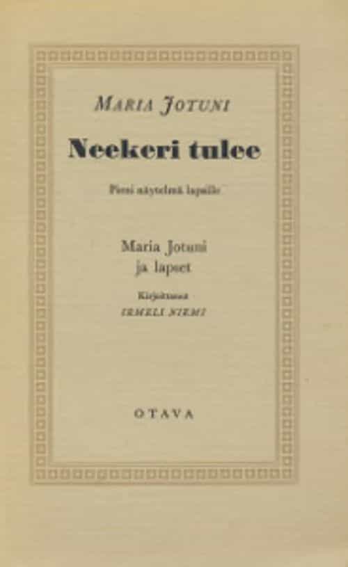 Neekeri tulee - pieni näytelmä lapsille