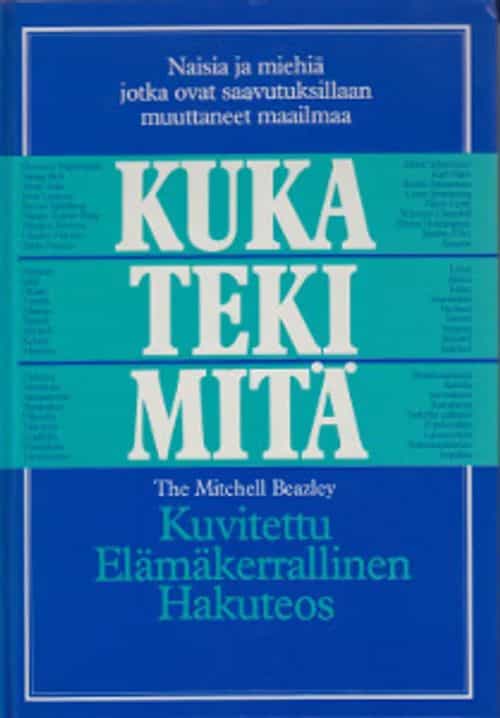 Kuka teki mitä - Kuvitettu elämänkerrallinen hakuteos