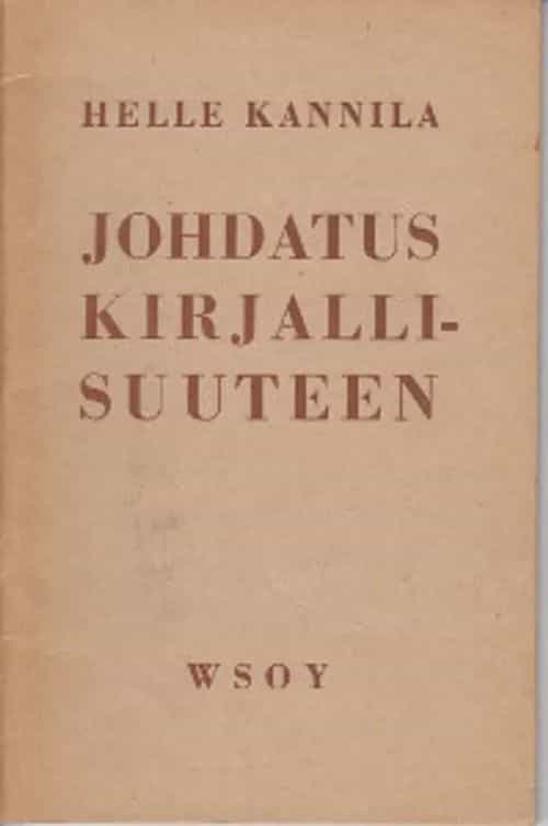 Johdatus kirjallisuuteen