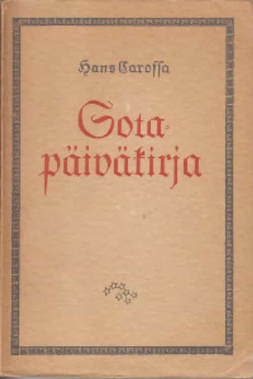 Sotapäiväkirja