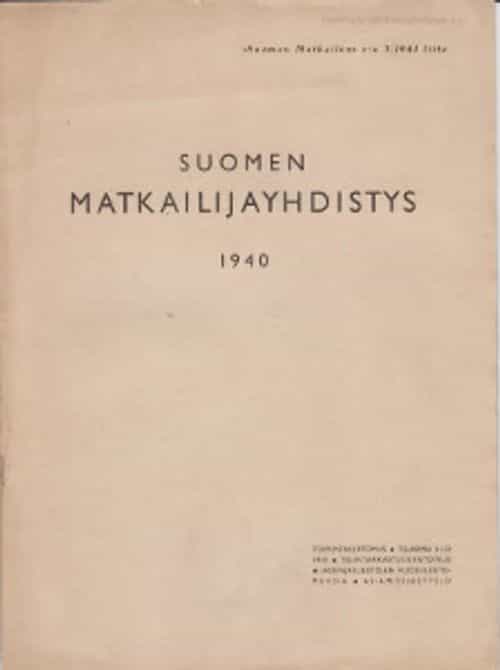 Suomen Matkailijayhdistys 1940