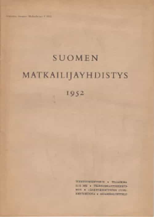 Suomen Matkailijayhdistys 1952