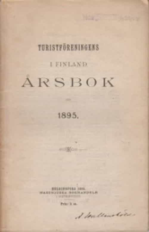Turistföreningen i Finland årsbok för 1895