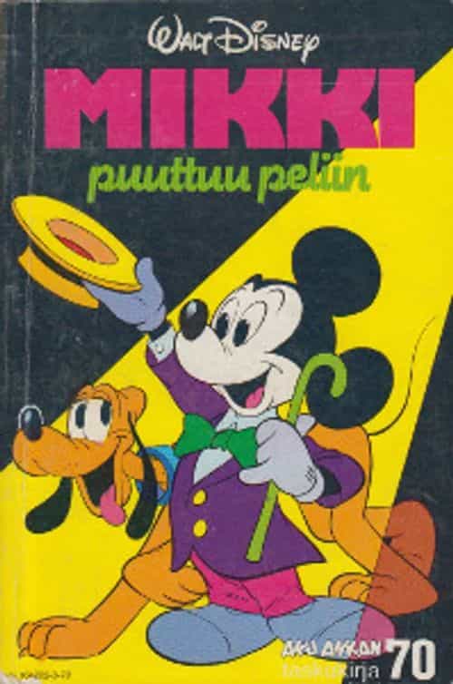 Aku Ankan taskukirja 70 Mikki puuttuu peliin