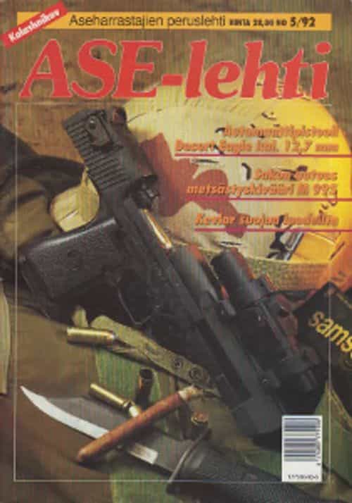 Ase-lehti N:o 5/92