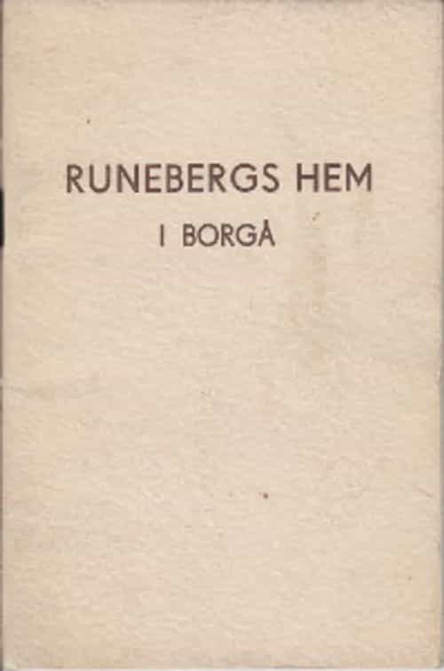 Runebergs hem i Borgå
