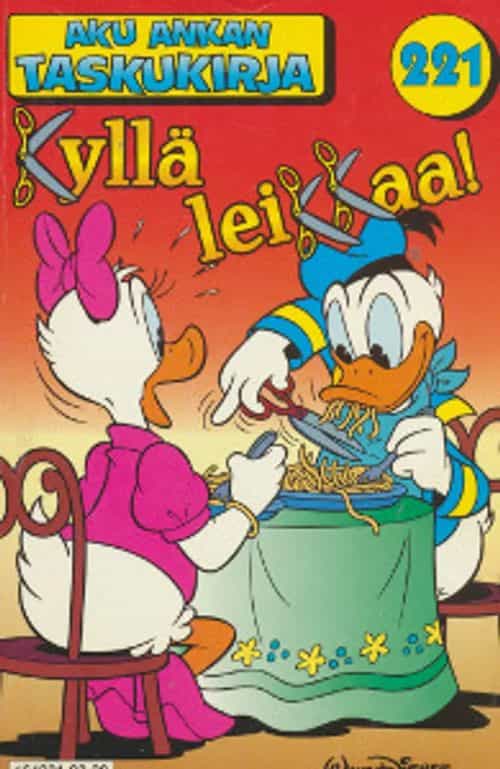 Aku Ankan taskukirja 221 Kyllä leikkaa