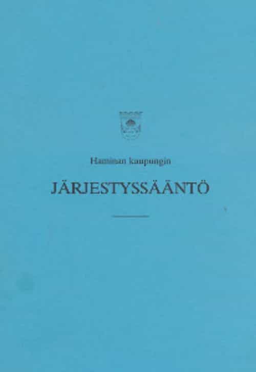 Haminan kaupungin järjestyssääntö
