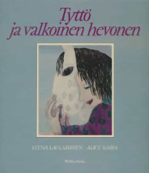 Tyttö ja valkoinen hevonen