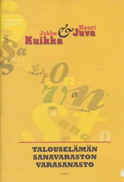 Talouselämän sanavaraston varasanasto