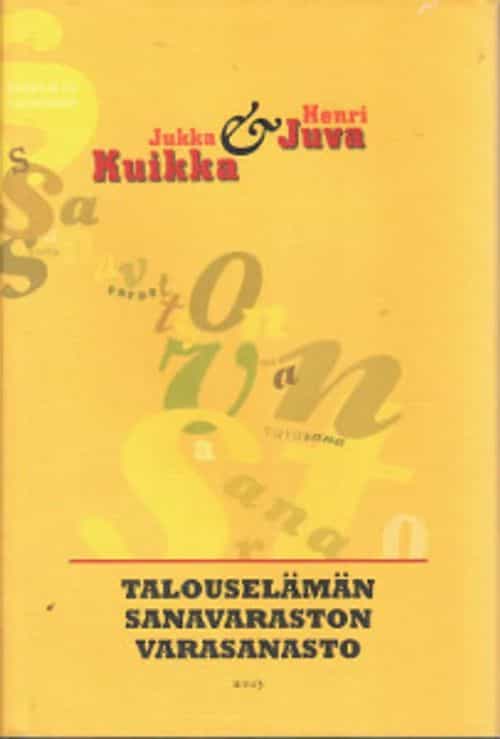 Talouselämän sanavaraston varasanasto