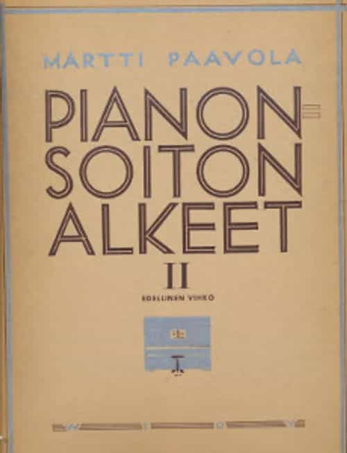 Pianonsoiton alkeet II