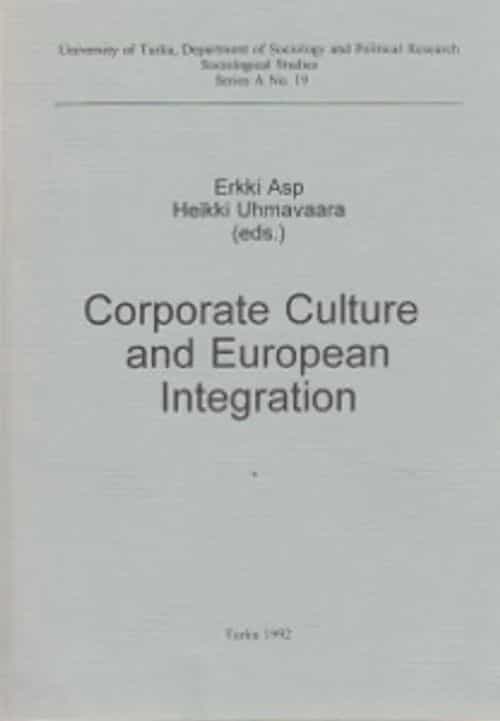 Corporate Culture and European Integration