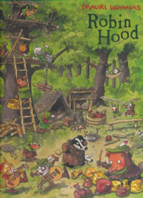 Robin hood mukana -CD kirja kotelossa (signeerattu)