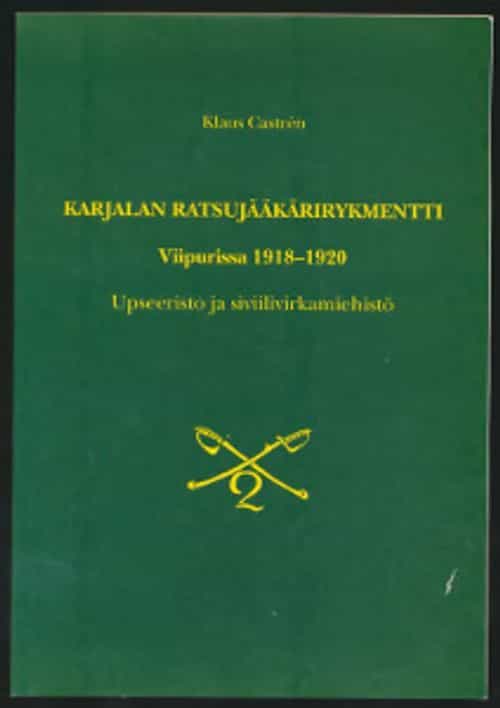 Karjalan ratsujääkärirykmentti Viipurissa 1918-1920 Upseeristo ja siviilivirkamiehistö