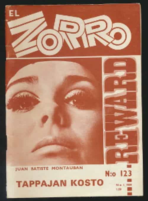 El Zorro del Castelrey n:o 3/1969 Tappajan kosto