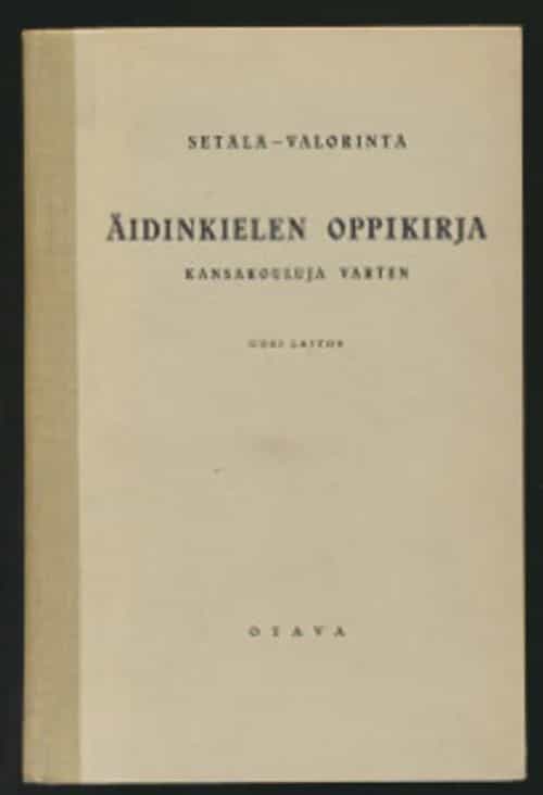 Äidinkielen oppikirja Kansakouluja varten