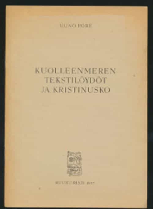 Kuolleenmeren tekstilöydöt