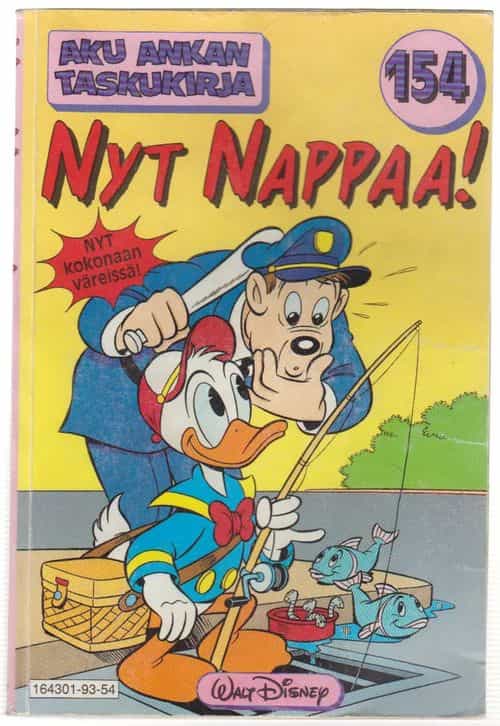 Aku Ankan taskukirja 154 Nyt nappaa