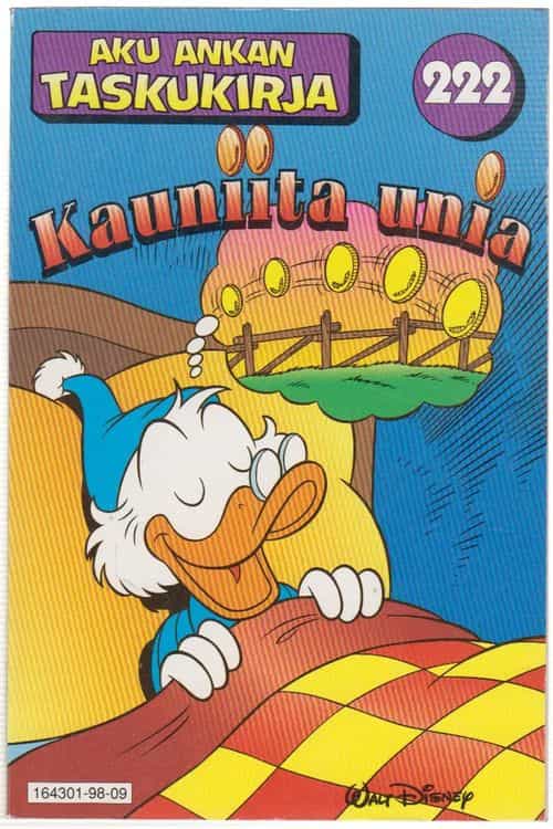 Aku Ankan taskukirja 222 Kauniita unia