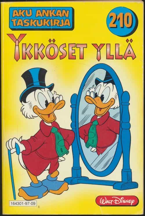 Aku Ankan taskukirja 210 Ykköset yllä