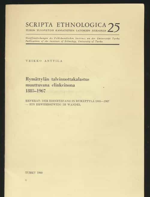 Rymättylän talvinuottakalastus muuttuvana elinkeinona 1885-1967