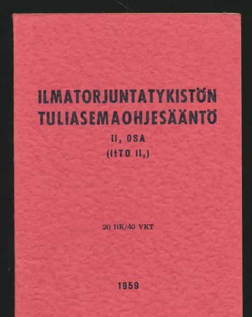 Ilmatorjuntatykistön tuliasemaohjesääntö II osa (ItT0 II)