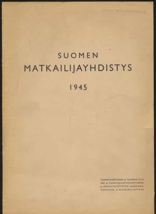 Suomen matkailijayhdistys 1945