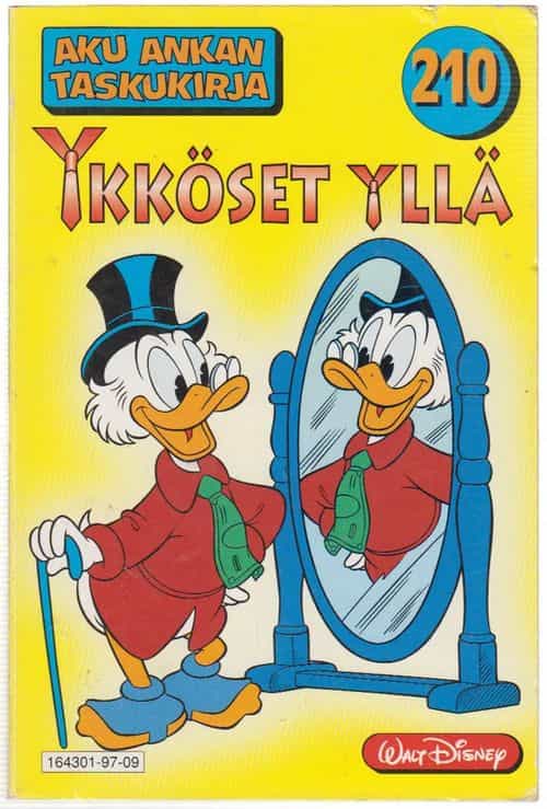 Aku Ankan taskukirja 210 Ykköset yllä