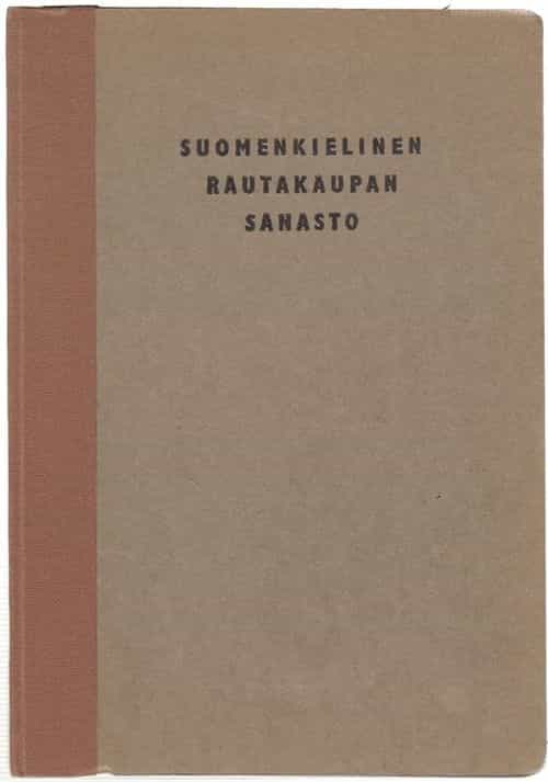 Suomenkielinen rautakaupan sanasto