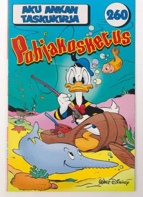 Aku Ankan taskukirja 260 Pohjakosketus