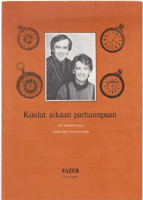 Kuulut aikaan parhaimpaan