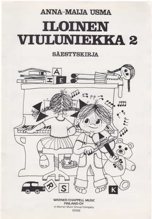Iloinen viuluniekka 2 säestyskirja