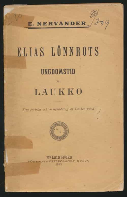 Elias Lönnrots ungdomstid på Laukko