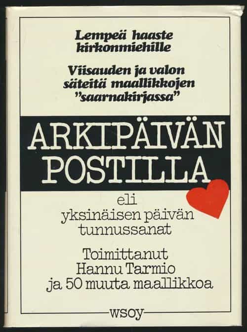 Arkipäivän postilla eli yksinäisen päivän tunnussanat